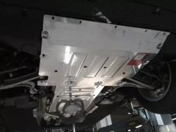 Защита картера двигателя, КПП (4 мм, алюминий) для Audi Q5 2020-2024 (V = 3.0d AT AWD) Sheriff.02.4707