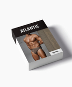 Мужские трусы слипы спорт Atlantic, 1 шт. в уп., микромодал, темно-серые, MP-1590