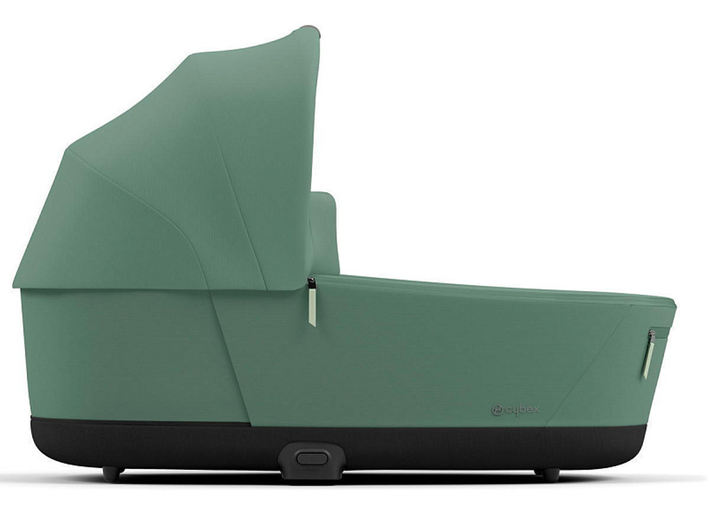 Коляска 3 в 1 Cybex Priam IV Rosegold complete и автокресло Aton B2 i-Size Volcano Black Leaf Green