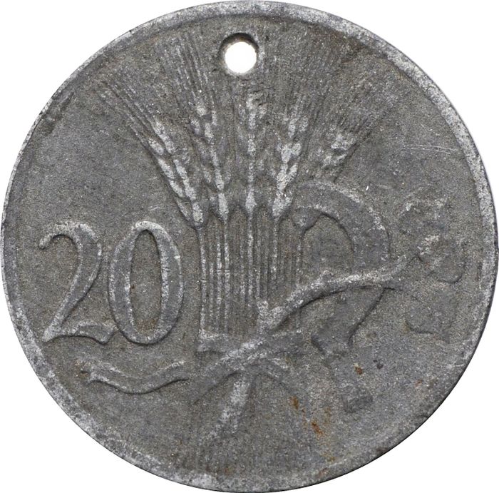 20 геллеров 1941 Богемия и Моравия