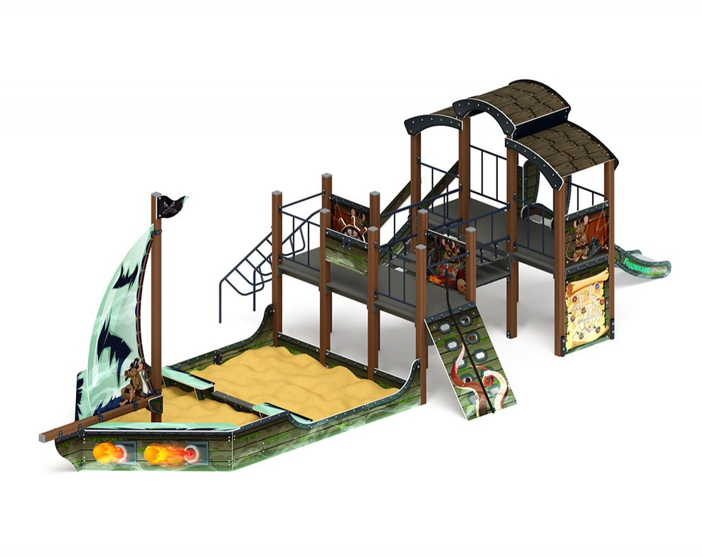 Игровой комплекс Летучий Голландец Парусник
