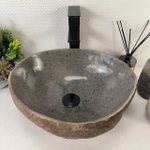 Каменная раковина из речного камня RS-05473 (42*35*16) 0861 из натурального камня