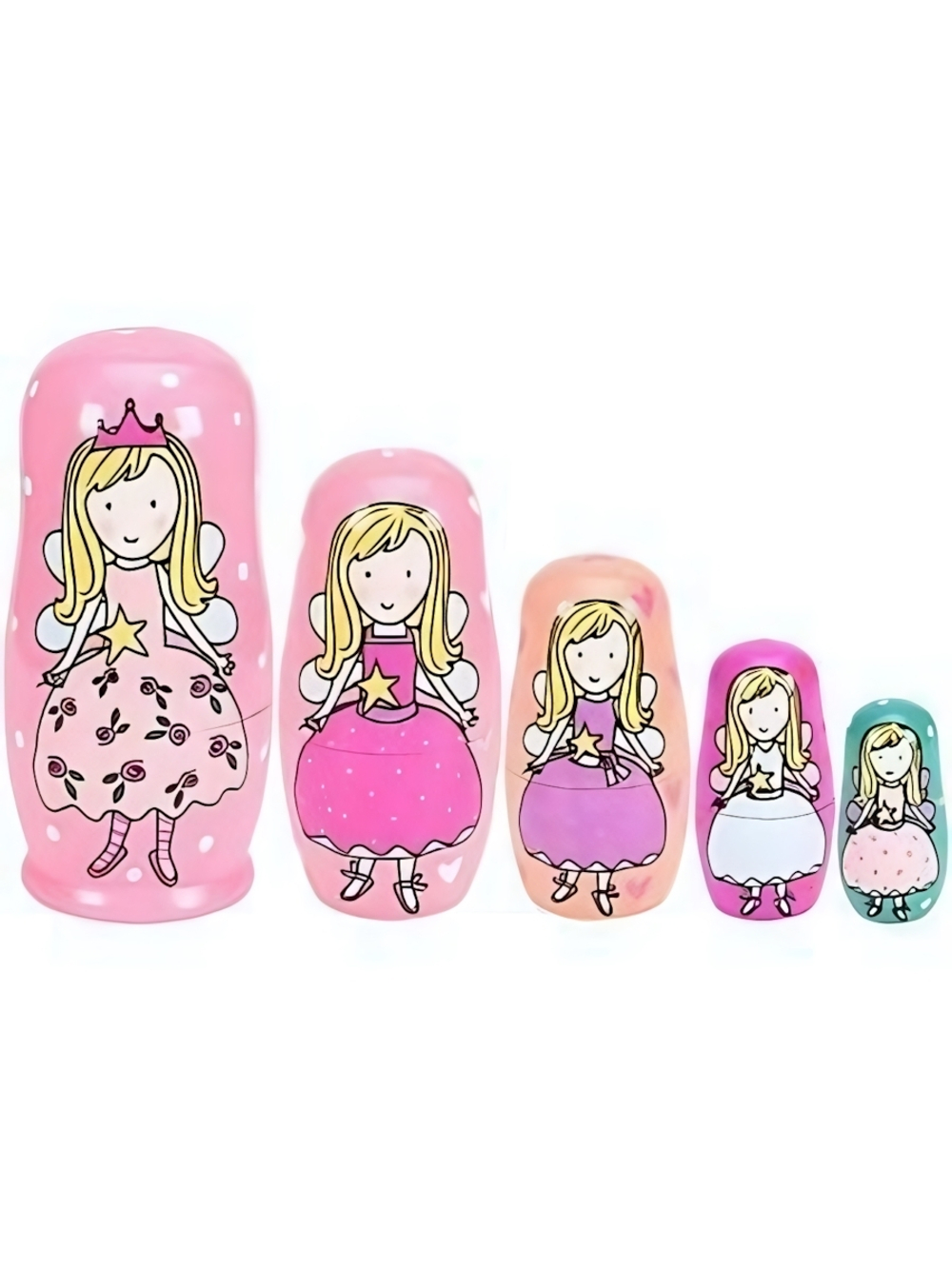 Матрешка "Принцесса" 5 шт. (в коробке)