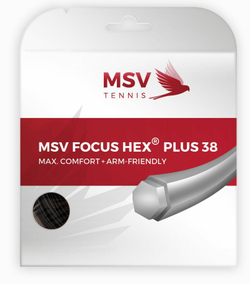 Теннисные струны MSV Focus Hex Plus 38 (12 m) - black