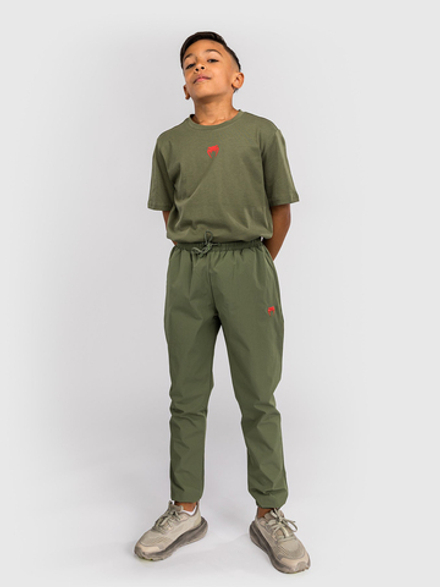 Брюки спортивные детские Venum Vectra Army Green/Orange