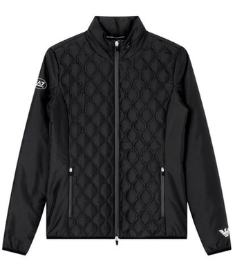 Женская теннисная куртка EA7 Golf Pro Ventus7 Technical Fabric - black beauty