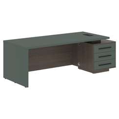 Стол руководителя с тумбой VCT 2290(R)  2200х900х750 VELION