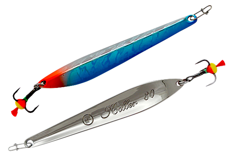 Блесна зимняя EcoPro Killer 070мм 12г BIB Вертикальная Тройник №12