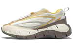 Cottweiler x Reebok Zig 3D Storm hydro first layer cowhide trend all-match thick-soled sports comfortable shock absorption non-slip wear-resistant low-cut life casual shoes for men and women with the same yellow and white stitching