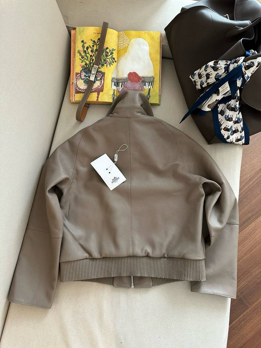 Кожаная куртка Hermes