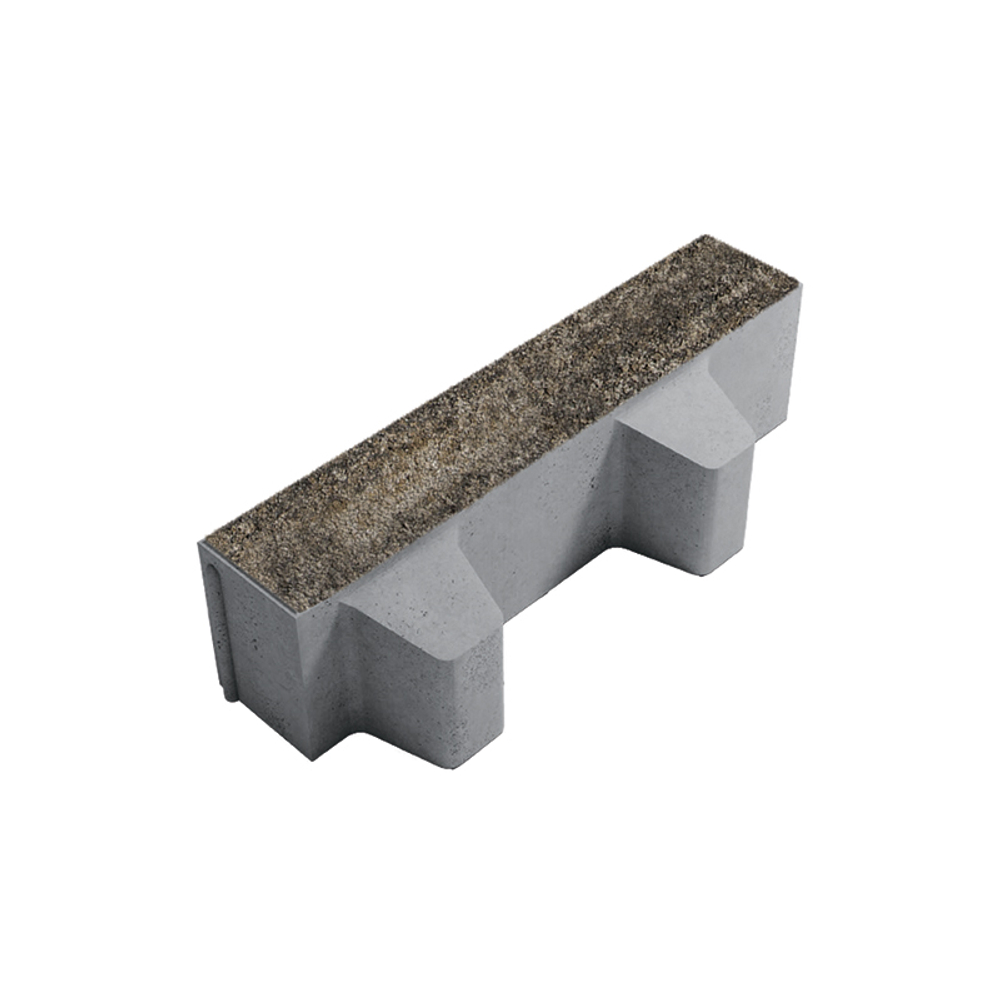 Тротуарная плитка ГАЗОННАЯ РЕШЕТКА - Листопад гранит Старый замок