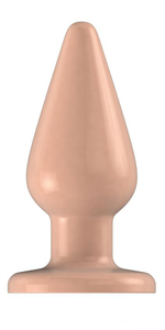 Бежевый анальный стимулятор Bottom Line Model 2 - 10,5 см. (Цвет: бежевый)
