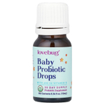 LoveBug Probiotics, пробиотик в каплях для детей, с витамином D, 10 мл (0,34 жидк. унции)