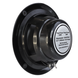 Комплект влагостойкой акустической системы для бани, сауны и хамама SENSOR Black VISATON 2