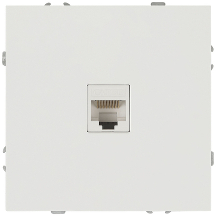 Розетка ЭРА Galaxy 15-3107-01 информационная RJ45 IP20 белый