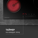 Стеклокерамическая варочная панель Zigmund & Shtain CN 42.6 B