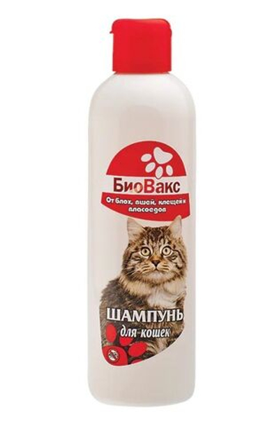 Биовакс шампунь инсектицидный для кошек, 200 мл, 2 шт