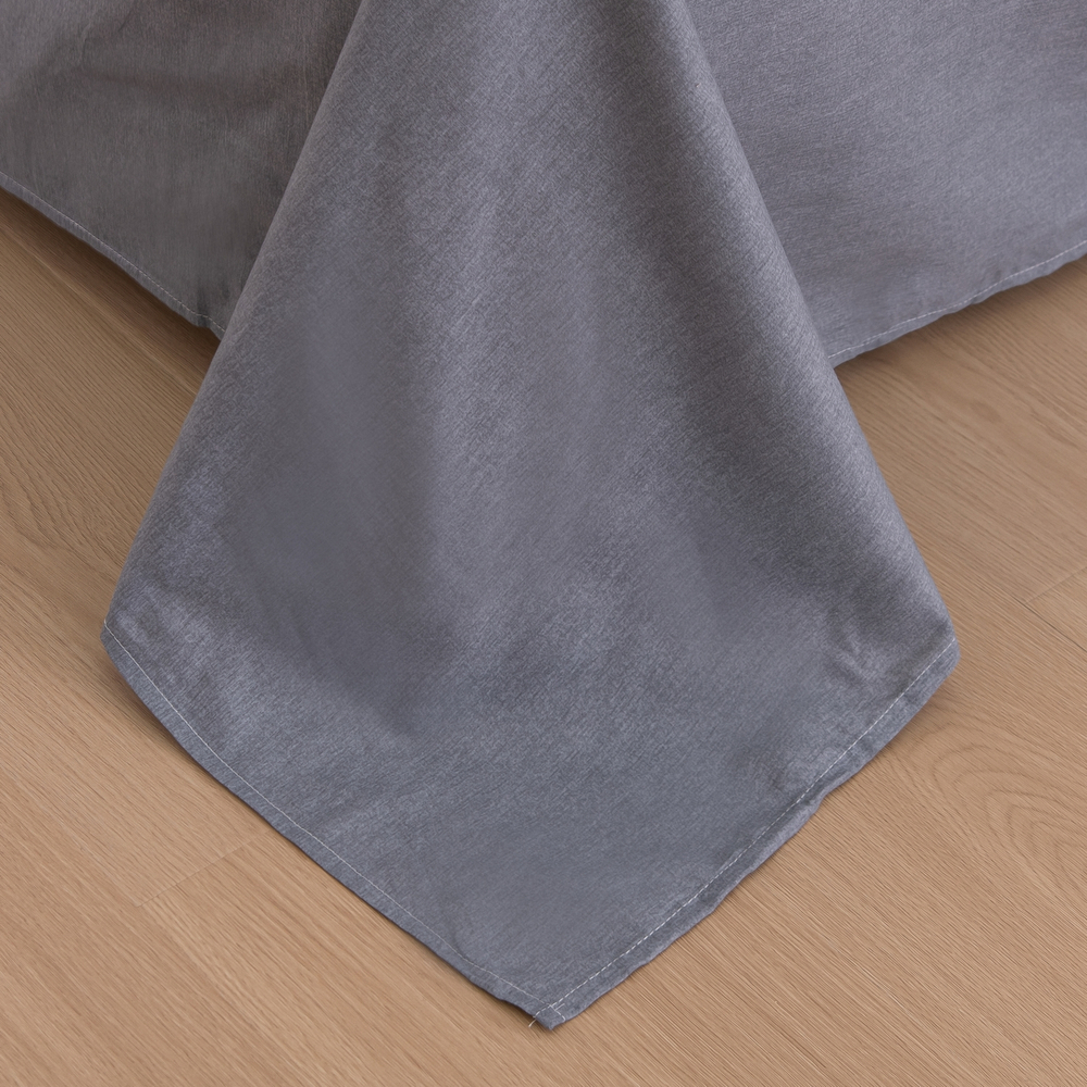 Комплект постельного белья Сатин с Одеялом 100% хлопок на резинке OBR158