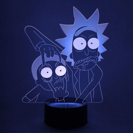 3D лампа Рик и Морти