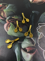 Пуговицы в форме ножниц золотистые Шан.