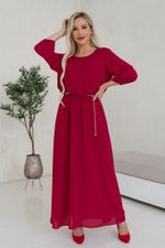 Платье Селеста (брусничный) Р11-1088/3 Nikol