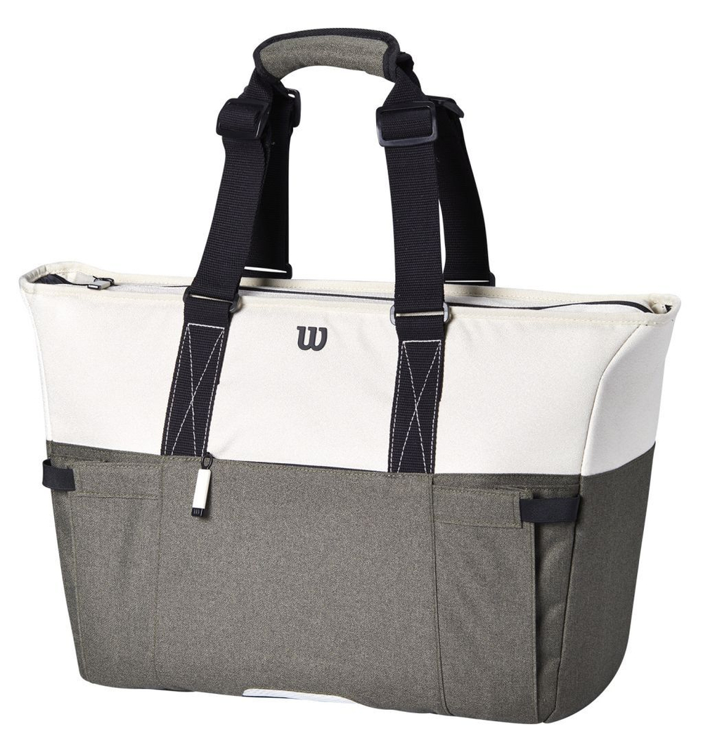 Сумка теннисная Wilson Womens Tote Bag - black/forest green/cream