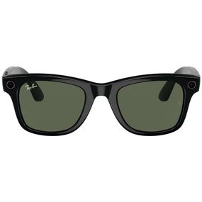 Умные очки Ray-Ban Meta Wayfarer RW4006 Shiny Black G15 Green