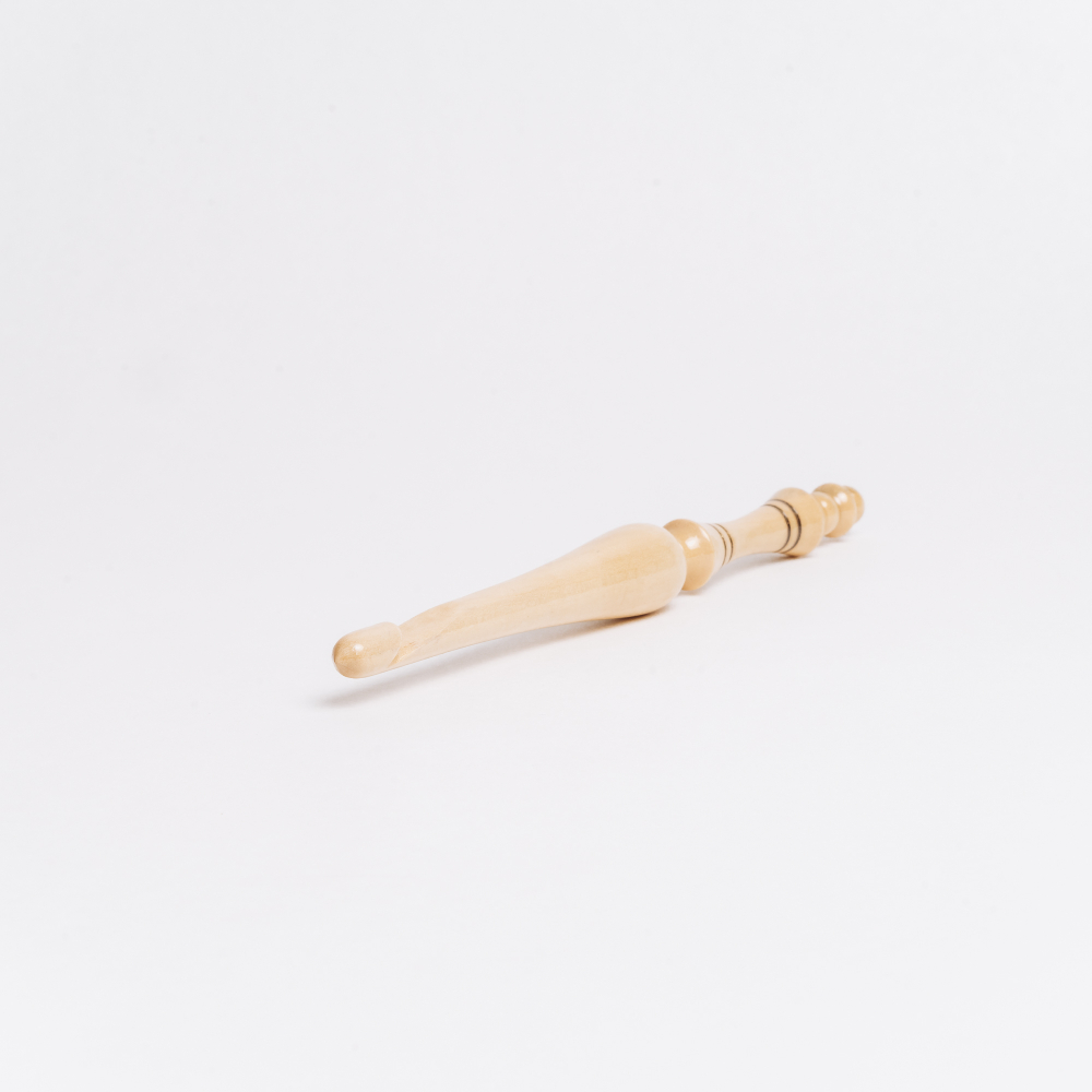 Деревянный крючок для вязания из древесины клена 9.0 мм. K319