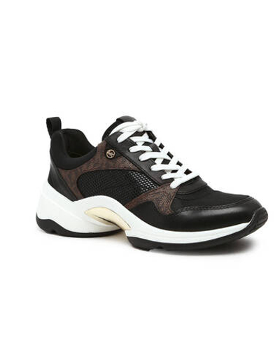 кожаные кроссовки orion trainer Michael Kors - черный(43F2ORFS2D)