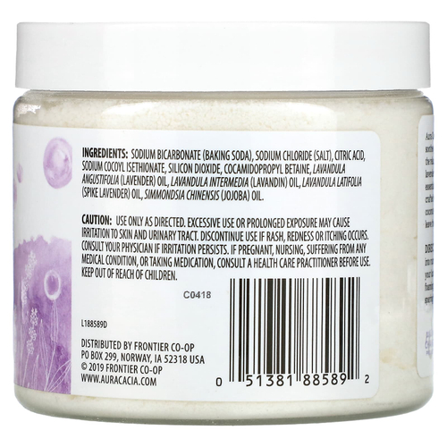 Aura Cacia, Ароматерапевтическая пена для ванны, расслабляющая лаванда, 14 унций (397 г)