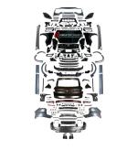 Обвес переделка в стиле 9Y0.2 рестайлинг 2024+ для PORSCHE CAYENNE 958.1 / 958.2 2011–2018