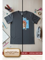 Термонаклейка на одежду, термопринт Окно Лошадка