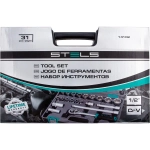 Набор инструментов, 1/2", CrV, 31 предм.// STELS 14102