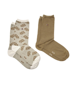 Носки 2 пары Tommy Hilfiger - коричневый(701225896)