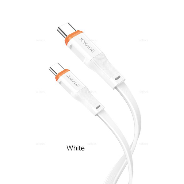 JOKADE JA056, кабель 100W для зарядки и передачи данных Type-C - Type-C, TPE 1м