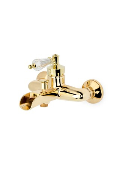 Смеситель для ванны Vogue золото с прозрачным Swarovski