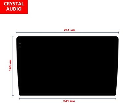 Магнитола в 10" рамку с экраном 10.5" QLED+2K - RedPower 850 PRO/PROmax, Android 14, CarPlay, SIM-слот