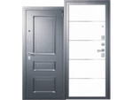 Дверь входная Porta R-4 403/П50 Букле Графит /Super White IMP-6
