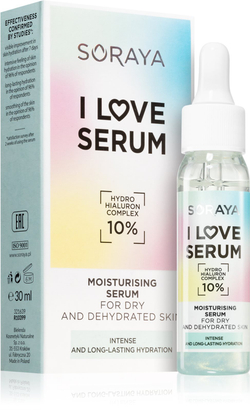 Soraya I Love Serum - увлажняющая сыворотка /  10% Hydro Hyaluron Complex 30  ml  / GTIN 5901045088617