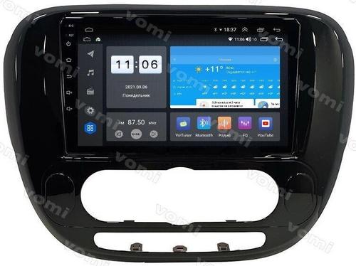 Магнитола для KIA Soul 2 2014-2019 (кондиционер, рамка глянцевая) - AK573R9-MTK-LTE Android 10, SIM-слот