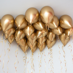 Шары россыпью "Лаконичное золото"