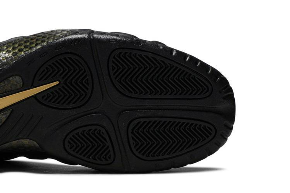 Кроссовки Nike Foamposite Pro Black Metallic Gold