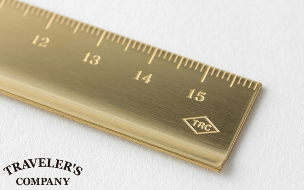 Линейка Traveler's Company (Midory) Brass Ruler (15 см)