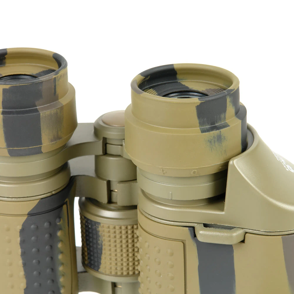 Бинокль Veber Classic БПШЦ 7x35 VRWA камуфляж крупный план окулеров с камуфляжным узором