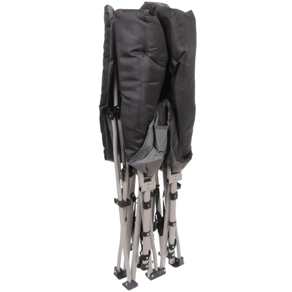 Раскладушка кемпинговая складная 188*66*41 см, черный