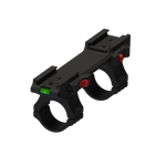 Быстросъёмный моноблочный кронштейн Aimpro на picatinny/weaver D30мм H36мм с уровнем
