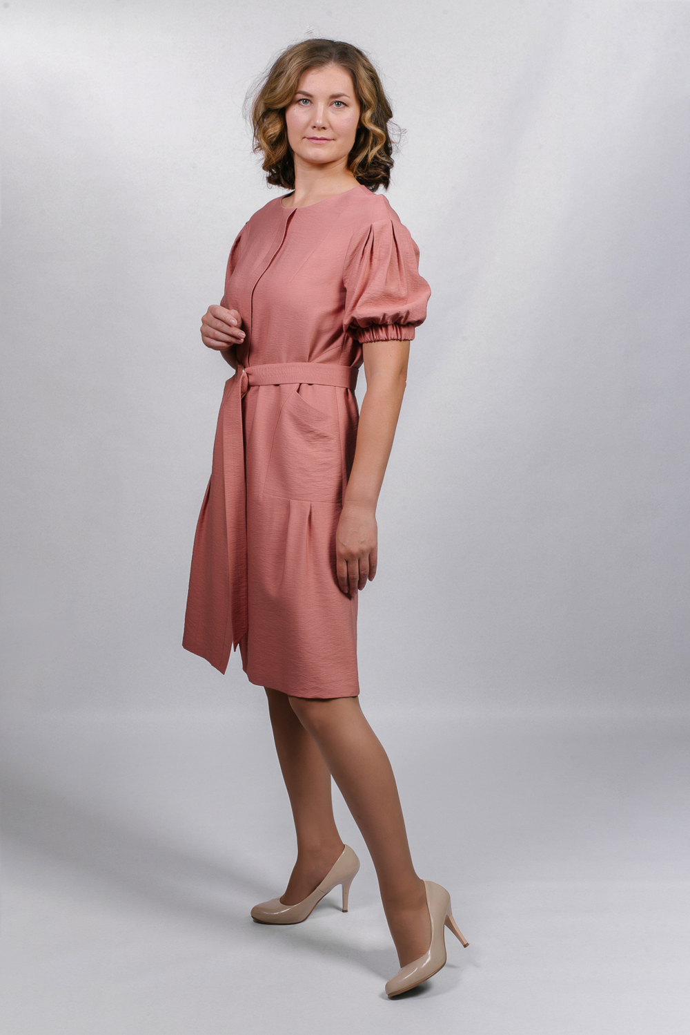 Повседневное платье 2846АП, Роза #97Роза052846АП