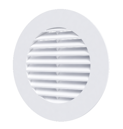 Решетка вентиляционная РК фланец D160 D196 пластик ERA