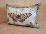 Декоративный гобеленовый чехол для интерьерной подушки Бабочка 47*68