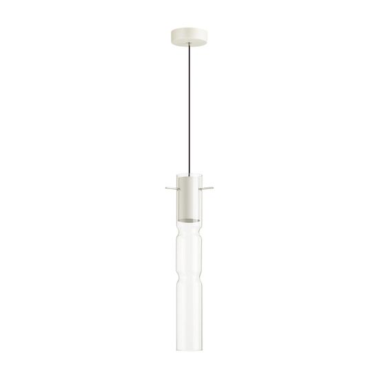 5059/5LB PENDANT ODL24 385 белый/прозрачный/металл/стекло Подвес LED 5W 3000K SCROW